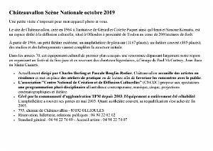 2019 10 27 OULLIOULES CHATEAUVALLON SCENE NATIONALE